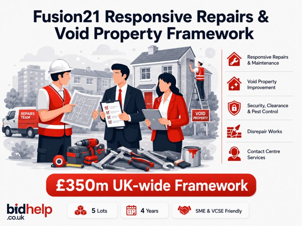 Fusion21 responsive repairs framework tender 