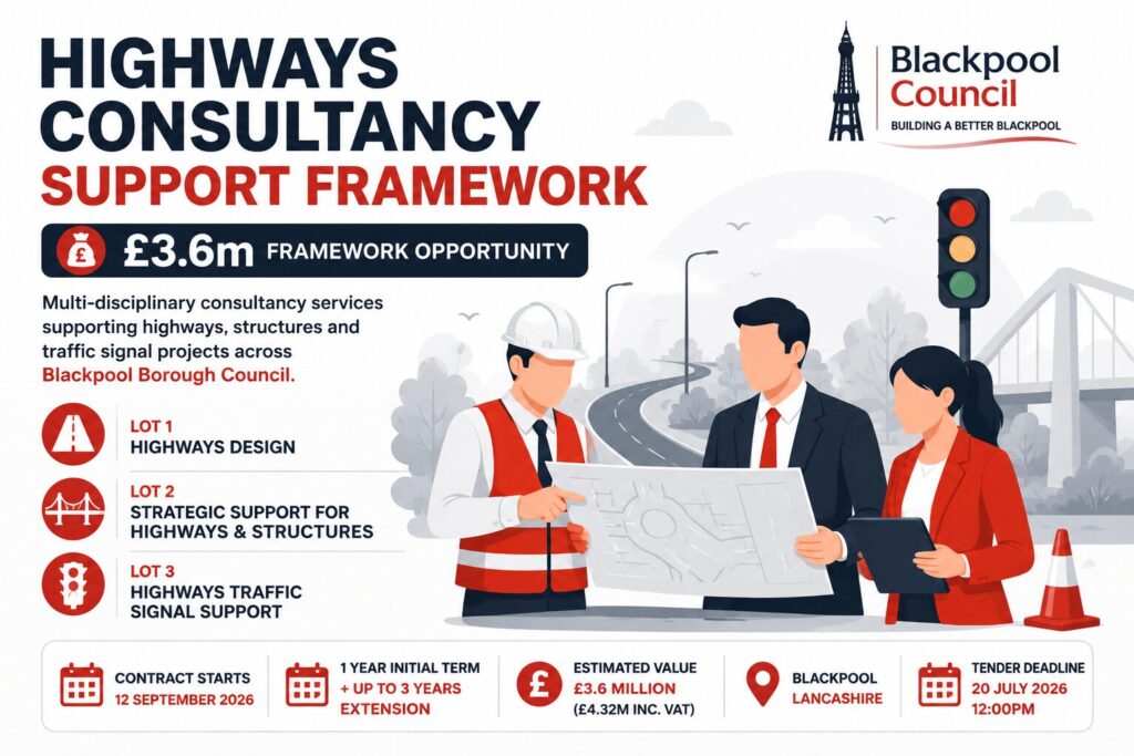 Highways consultancy framework tender illustration